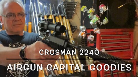 Modified my Crosman 2240 with some Airgun Capital accessories. Lots of fun!