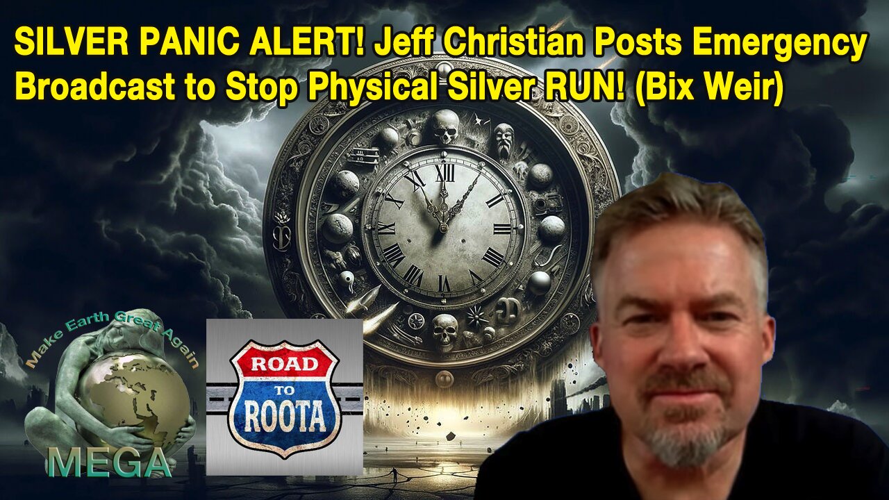 SILVER PANIC ALERT! Jeff Christian Posts Emergency Broadcast to Stop Physical Silver RUN! (Bix Weir)