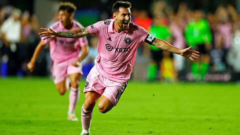 LIONEL MESSI | GAME WINNING FREE KICK IN INTER MIAMI DEBUT