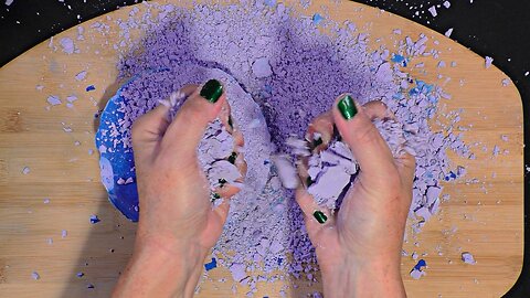 ✨ASMR 🎧Cornstarch Crunchies✨| Purple | Crumble | Crunchy | Relaxation