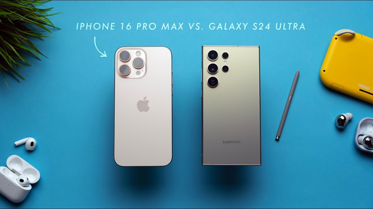 iPhone 16 Pro Max vs Galaxy S24 Ultra - The TOUGH Choice!