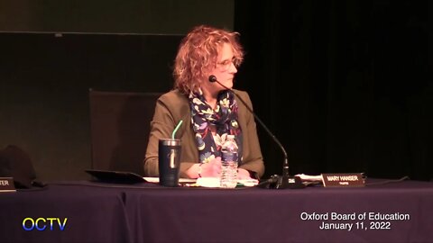 Oxford Board of Education: January 11, 2022