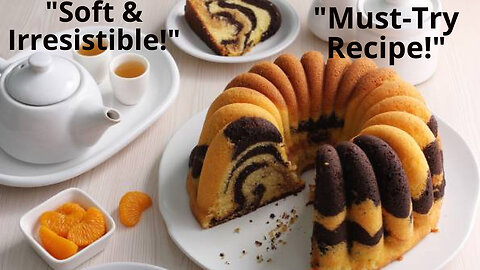 "The Ultimate Tahini and Chocolate Marble Cake: Soft, Rich, and Irresistible!"