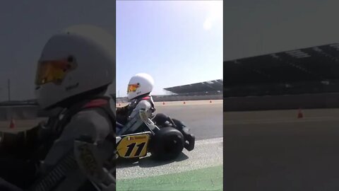 This Kid’s Go Karting Skills 😳🏎️