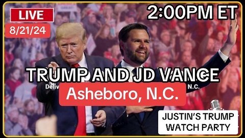 LIVE: Trump and Vance Deliver Remarks on National Security in Asheboro, N.C. - 8/21/24