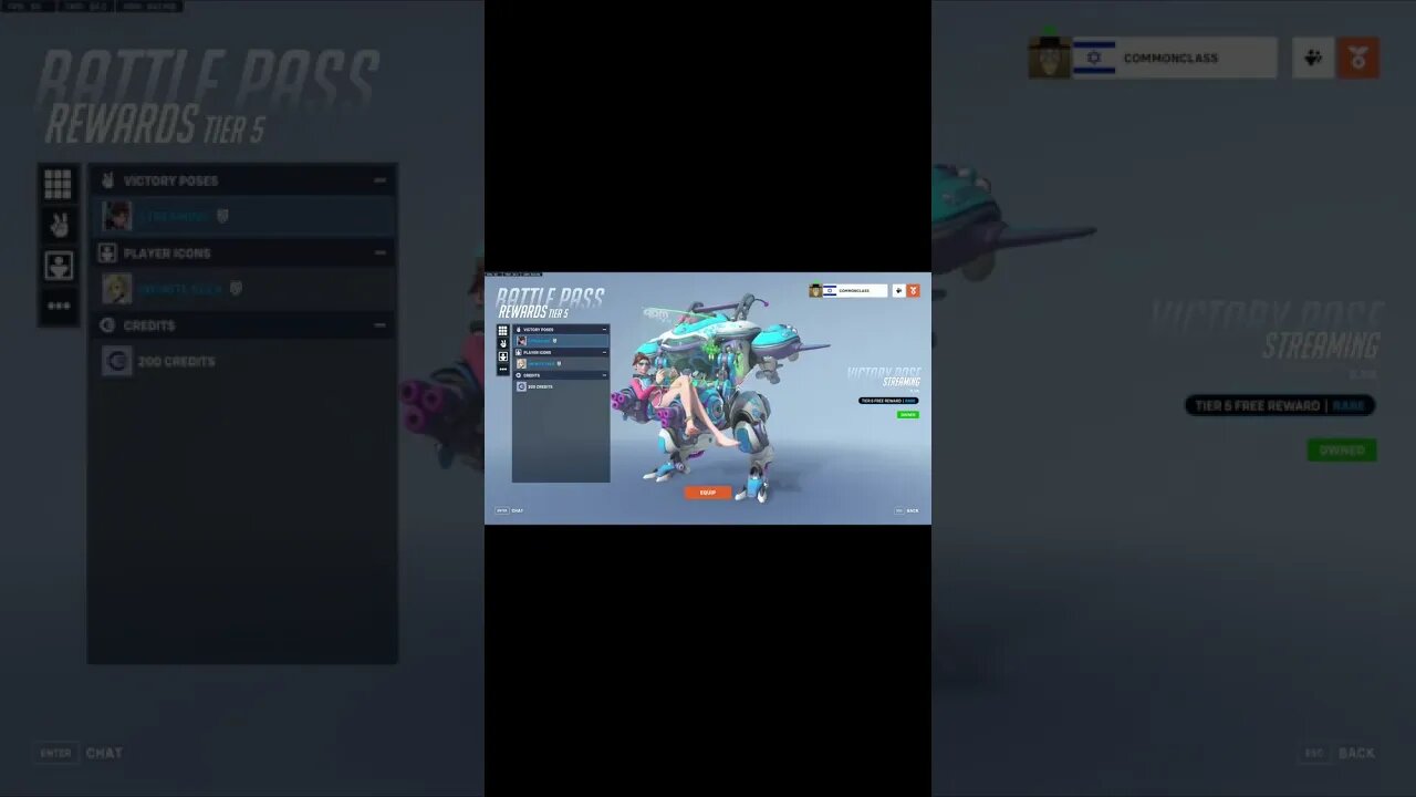 Overwatch 2 D.Va Skin And Victory Pose Reaction Meme #shorts #gaming #overwatch2 #ow2 #ow2clips