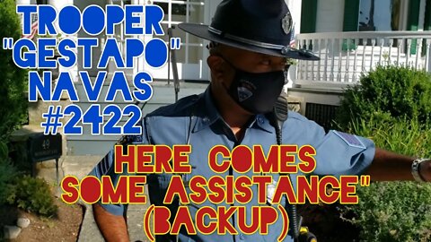 Intimidation Fail. "I'm Here, Just Doing My Job". Sgt Navas. Tailed By Sgt Troy. Mass State Police.