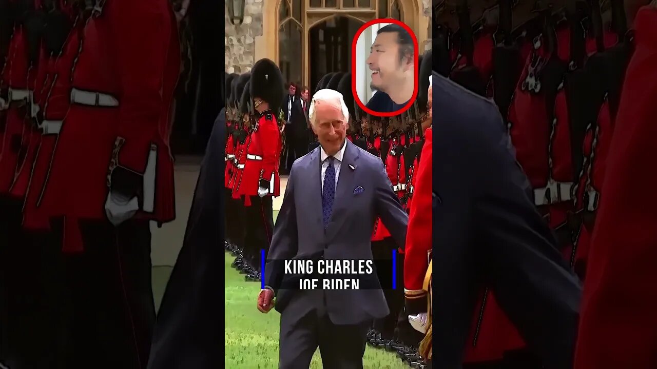 UK New, Biden Lampooned For Being Led Away By King Charles III