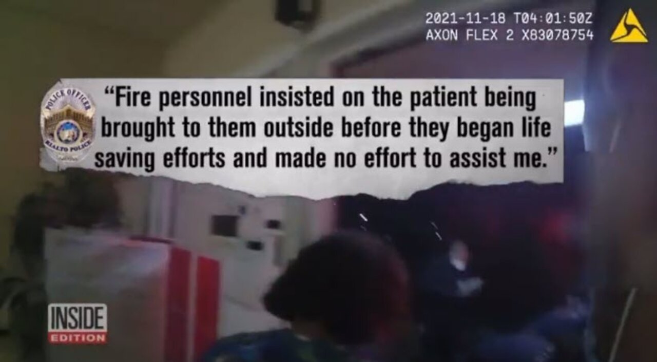 Commiefornia: Paramedics refused to enter the building due to Covid, 56 yo man died