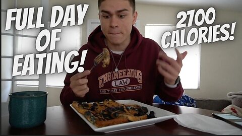 FULL DAY OF EATING! (2700 CALORIES WHAT I EAT TO GET SHREDDED)