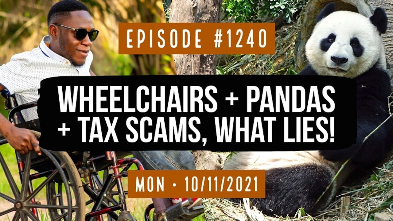 #1240 Wheelchairs & Pandas & Tax Scams, What Lies!