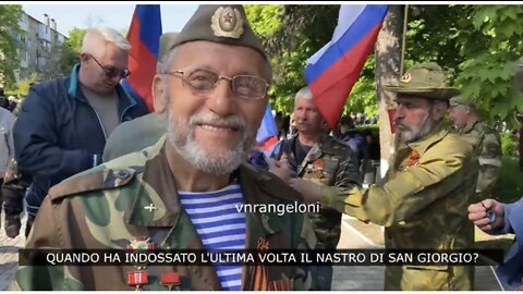 NWO, RUSSIA: Mariupol, Donetsk, 9/05/2022 Festa Vittoria San Giorgio, Reggimento Immortale