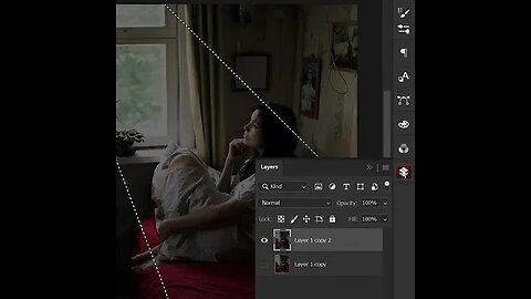 Adobe Photoshop Tutorial Perspective (Easily Light Windows in Photoshop) #shorts