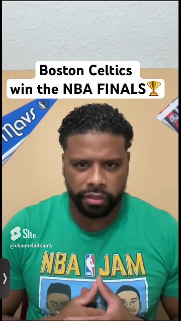 Boston Celtics win the NBA FINALS🏆 #shorts #basketballshorts #bostonceltics #nba #sports