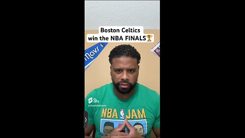 Boston Celtics win the NBA FINALS🏆 #shorts #basketballshorts #bostonceltics #nba #sports