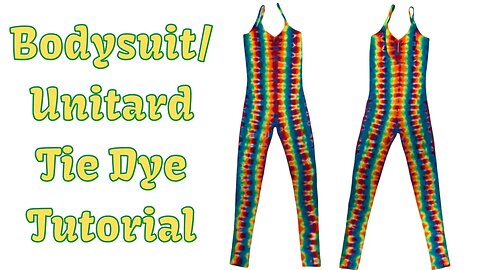 Tie-Dye Designs: Bodysuit/Unitard It’s a DISCO on your pants!