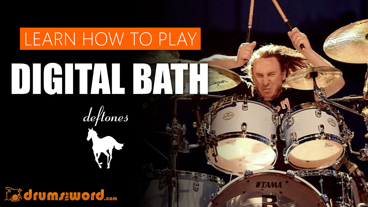 ★ Digital Bath (Deftones) ★ Free Video Drum Lesson | How To Play BEATS (Abe Cunningham)