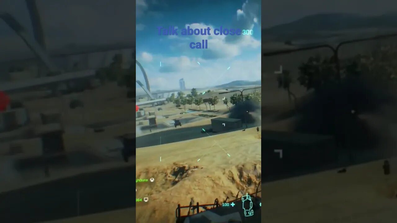 Lucky dodge while holding the line