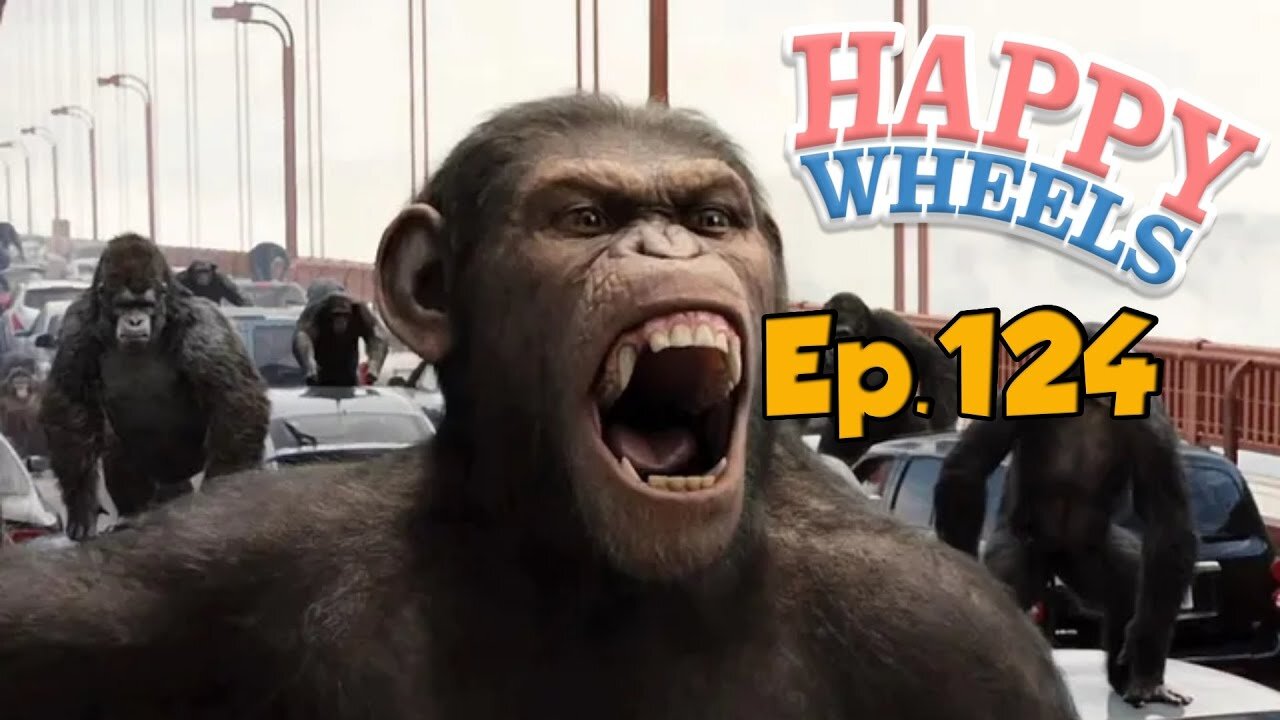 Happy Wheels[Ep.124]Land of the Apes(quit) w/Tailsly