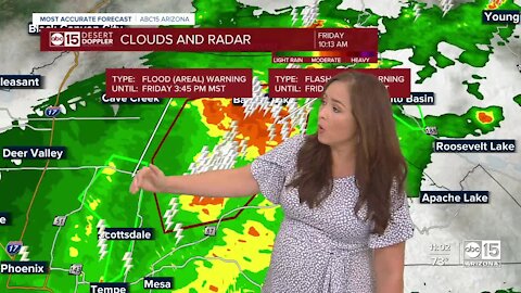 Monsoon storms continue to slam the Valley