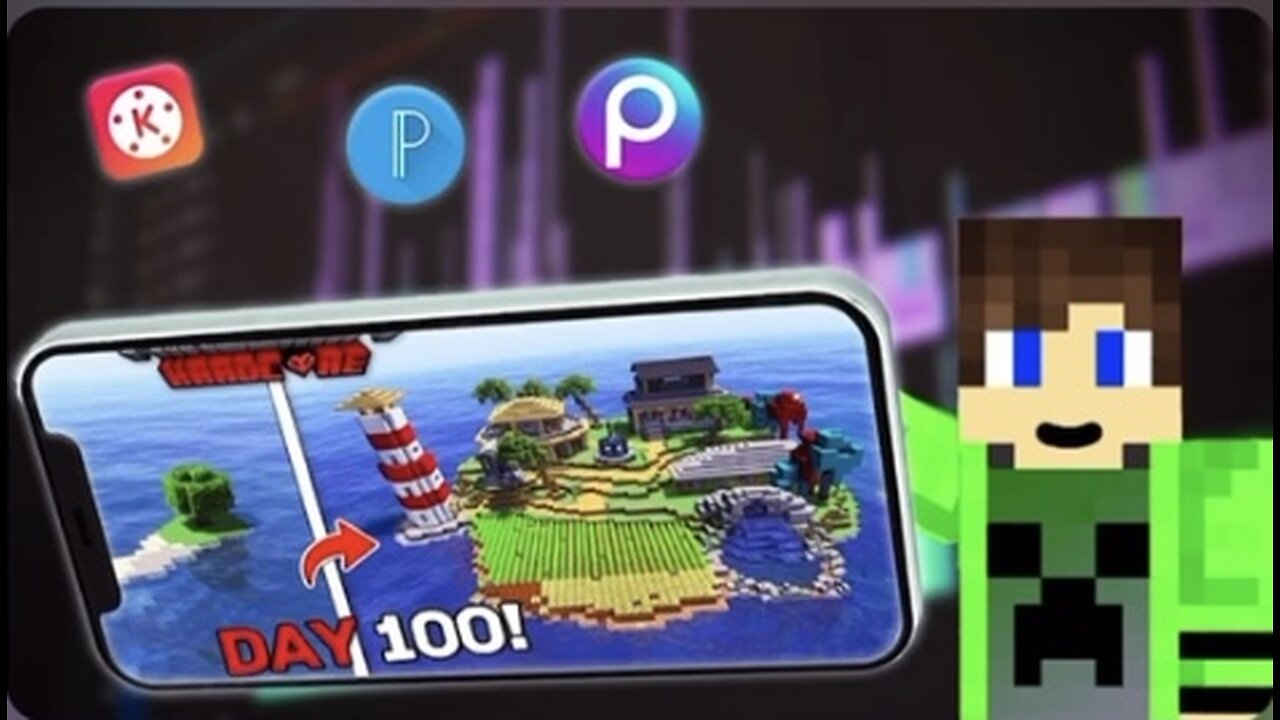 How to make 100 days video in Minecraft Pocket edition in Mobile 🙀