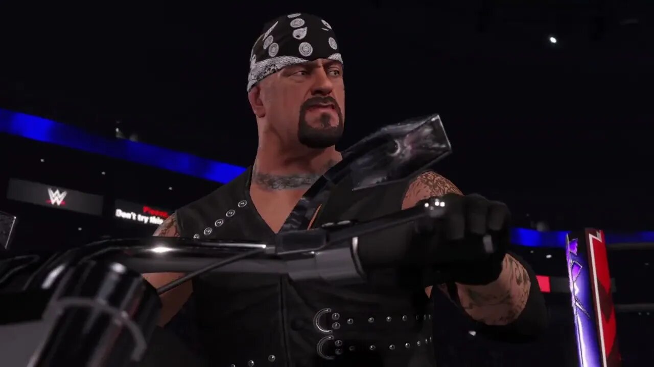 WWE2K22: The Undertaker WM 36 Full Entrance