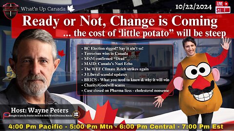 Ready or Not, Change is Coming ...but the cost of ‘little potato” will be steep.