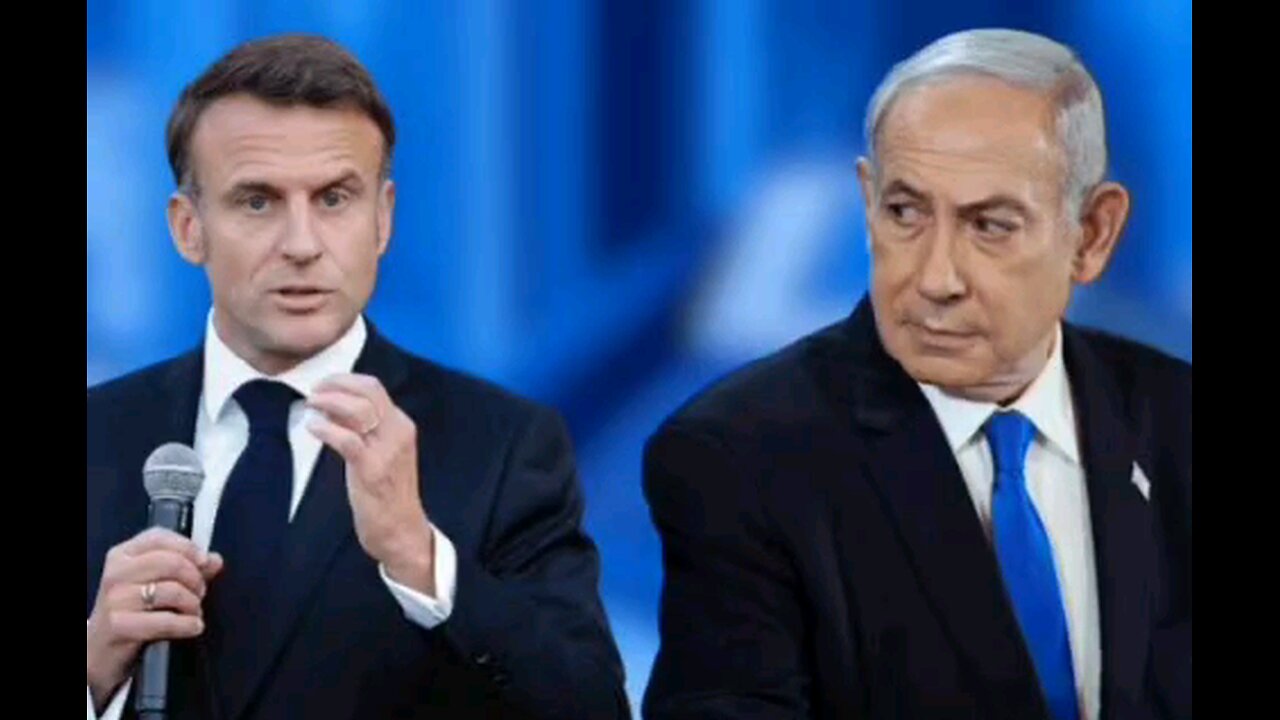 ⚡️BREAKING: Emmanuel Macron criticizes Benjamin Netanyahu: