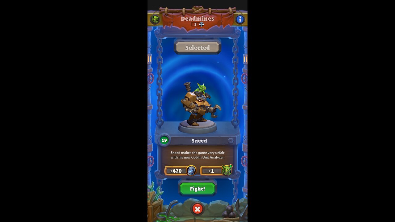 Warcraft Rumble - Dead Mines - Sneed - Level 19 to 20 - Horde Dungeon - Aug 2024