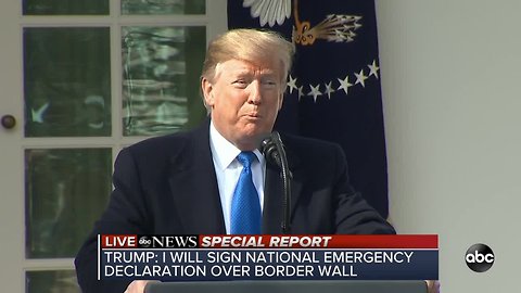 ABC News Special Report: President Trump declares national emergency to pave way for US-Mexico border security upgrades