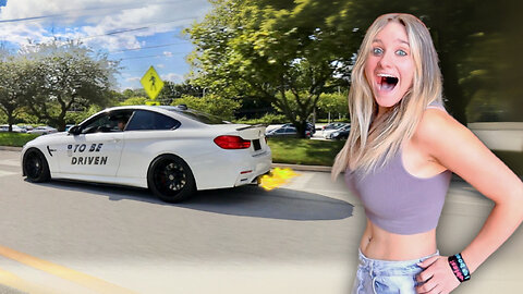 TINDER DATE REACTS TO $5000 M4 EXHAUST..
