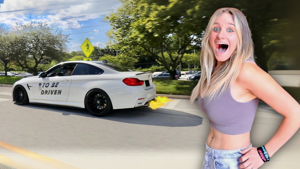 TINDER DATE REACTS TO $5000 M4 EXHAUST..