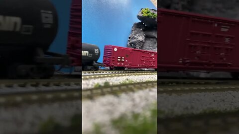 N Scale BLI RSD15 pulling a local. Great Sound