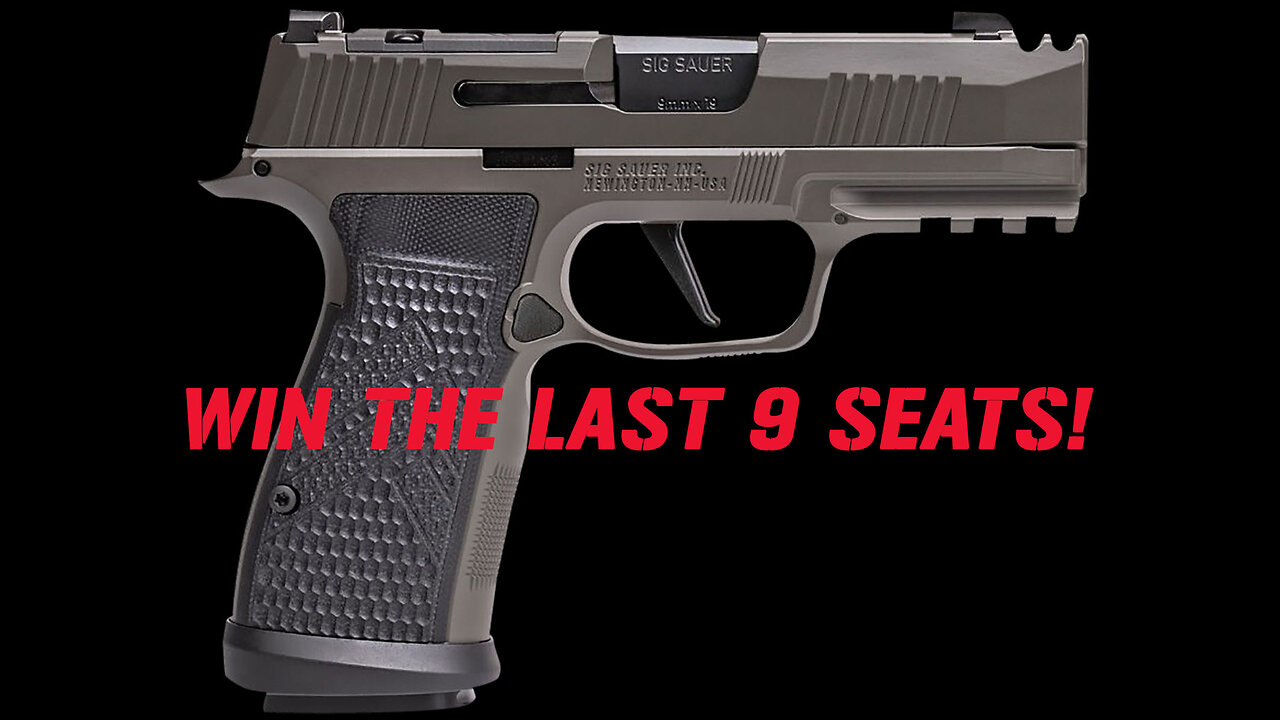 Sig Sauer P365 AXG Legion 9mm MINI #3 FOR THE LAST 9 SEATS IN THE MAIN WEBINAR