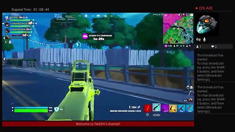 Trek2m is playing Fortnite with Eazy, Lucky and Puppy Day 606