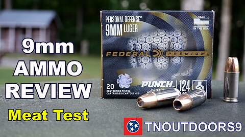 9mm Federal Punch JHP Ammo Review (Meat Test)