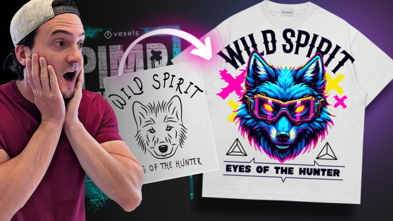 Turning UGLY Shirt Designs into Good Ones (for Cash Prizes) w/ Vexels NEW Designer!