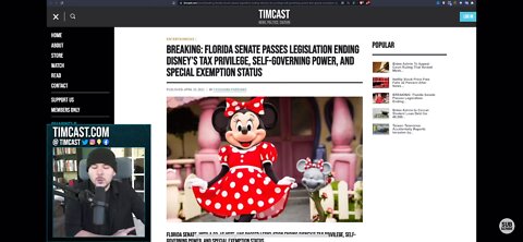Timcast- DeSantis and Reps Nuke Disney! Follow for more clips 🦅