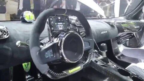 INTERIOR of Koenigsegg Jesko STUNNING displays ON the STEERING WHEEL [4k 60 fps]