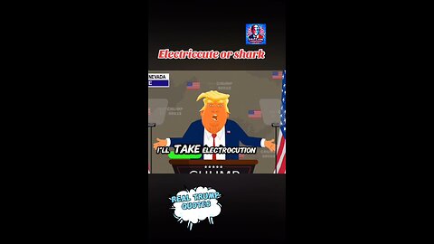 Donald Trump a take #electrocution over a shark attack
