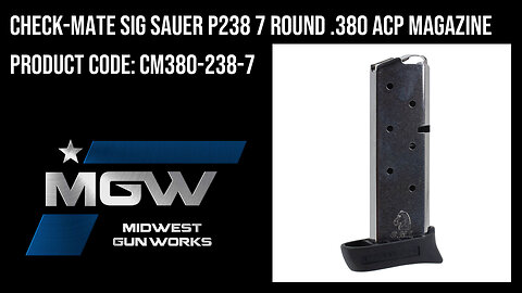 Check-Mate Sig Sauer P238 7 Round .380 ACP Magazine - CM380-238-7