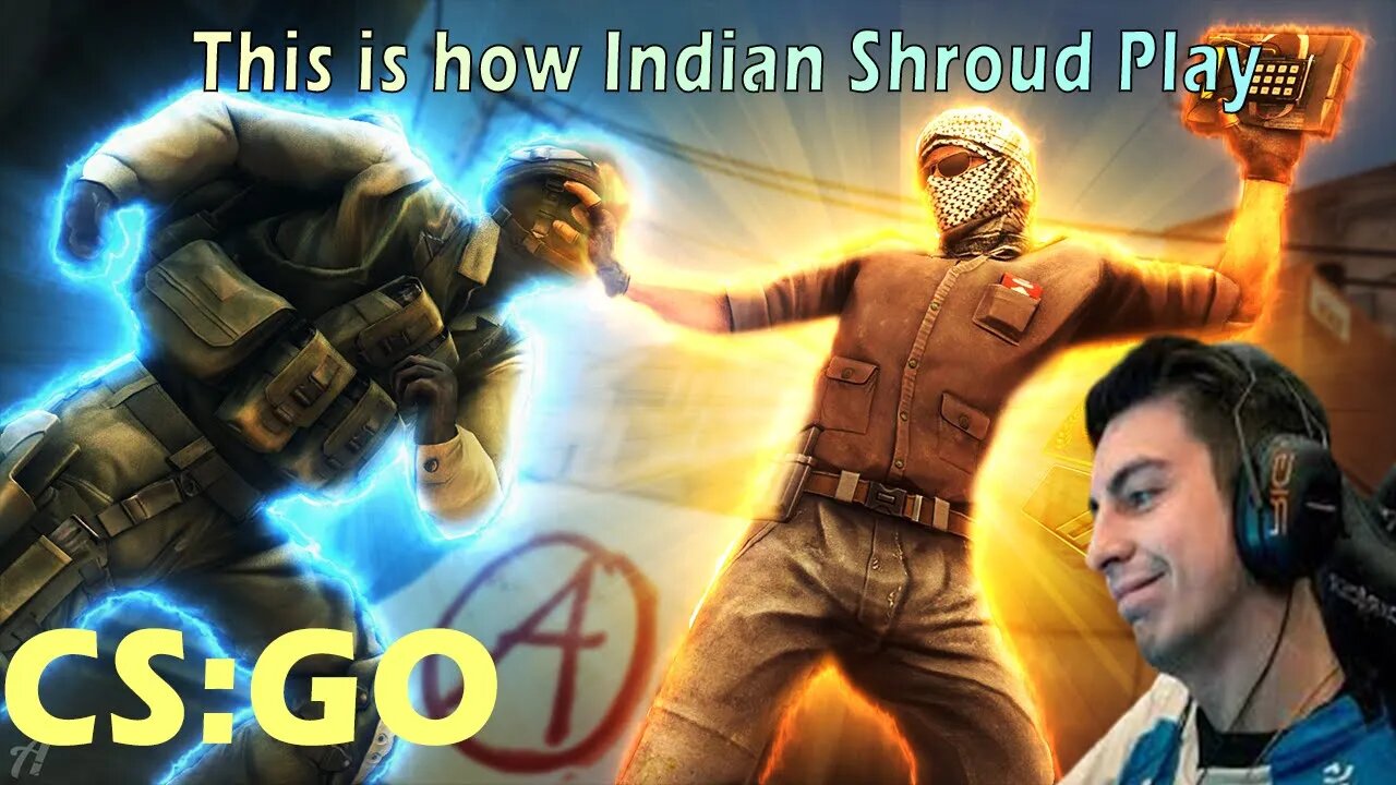How A Pro Indian Shroud Actually Play CS:GO!