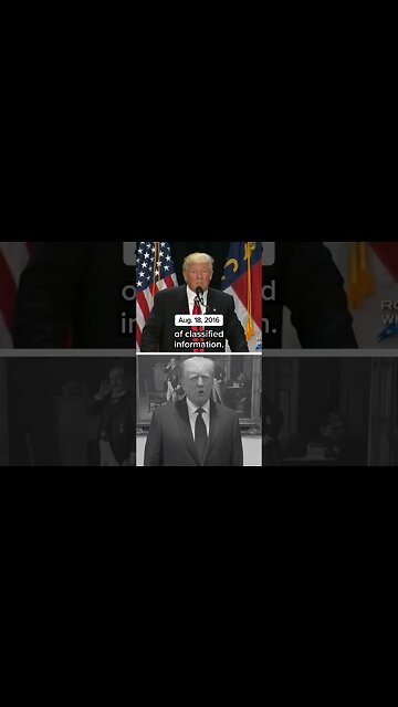THEN vs NOW: Trump on classified documents-World-Wire #shorts