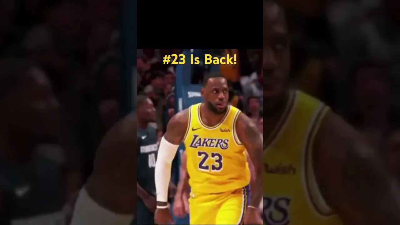 Lebron James Will Wear #23 For the Lakers #shorts