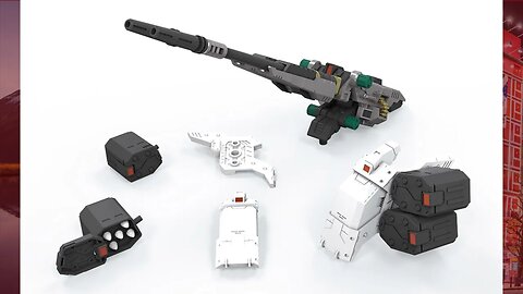 KOTOBUKIYA HMM SERIES 1/72 (ZOIDS) CUSTOMIZE PARTS SNIPER RIFLE & AZ FIVE