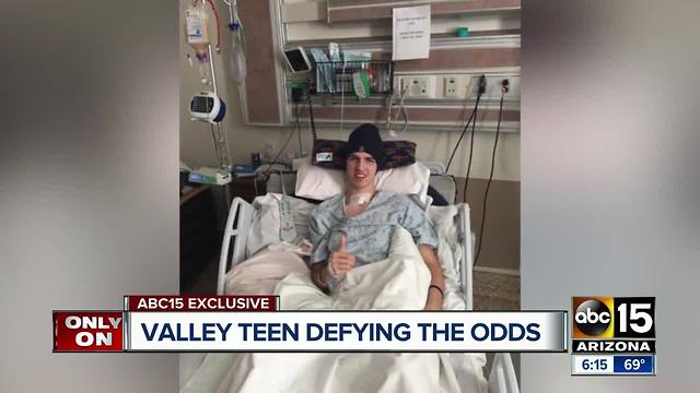 Valley teen Dylan Miller defying odds after devastating crash