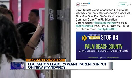Listening session in Greenacres for new Florida education standards