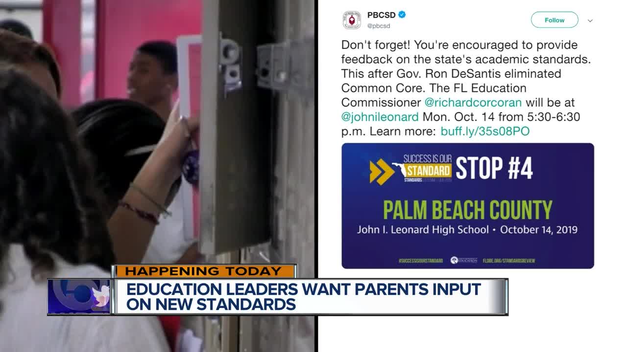 Listening session in Greenacres for new Florida education standards