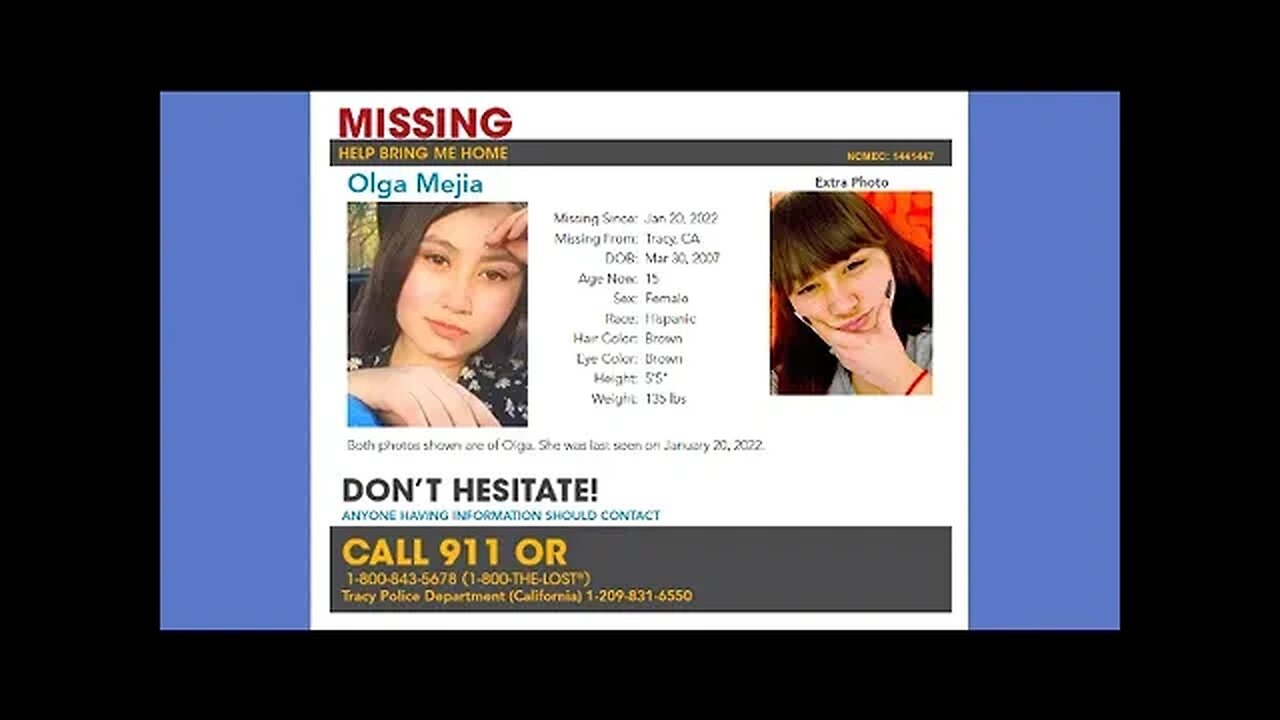 #Missing #Anniversary | Olga Mejia | 01/20/22