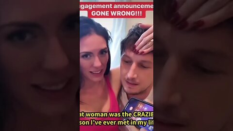 Engagement announcement gone wrong💀😂#shorts #relationship #couple #fun
